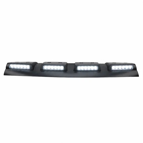 GLOSS BLACK LED FRONT ROOF MOUNTED BAR LIGHT POD FOR FORD RANGER T9 2022+