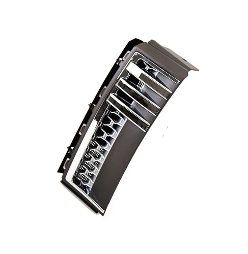 FOR RANGE ROVER L322 VOGUE 05-12 SIDE VENTS IN GLOSS BLACK & CHROME WING GRILLES