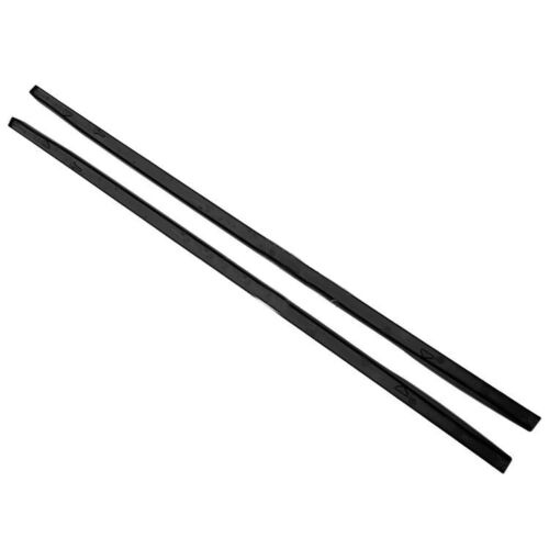 FOR VW GOLF MK8 2019-2023 GTI GTD R LINE SIDE SKIRT EXTENSION BLADES GLOSS BLACK