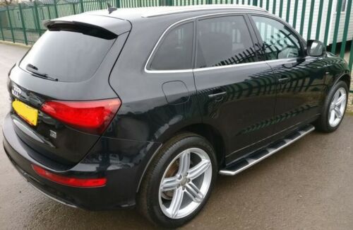 RUNNING BOARD SIDE STEPS  FOOT RAILS INTEGRATED FOR AUDI Q5 2009-2016 OEM STYLE