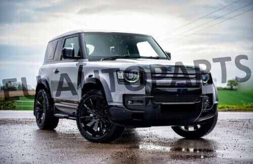 FOR LAND ROVER DEFENDER 90 L663 RUNNING BOARD SIDE STEPS BLACK EDITION 2020+