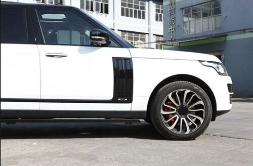 FOR LAND ROVER RANGE ROVER VOGUE L405 SIDE VENTS SVO LOOK GLOSS BLACK 13-17