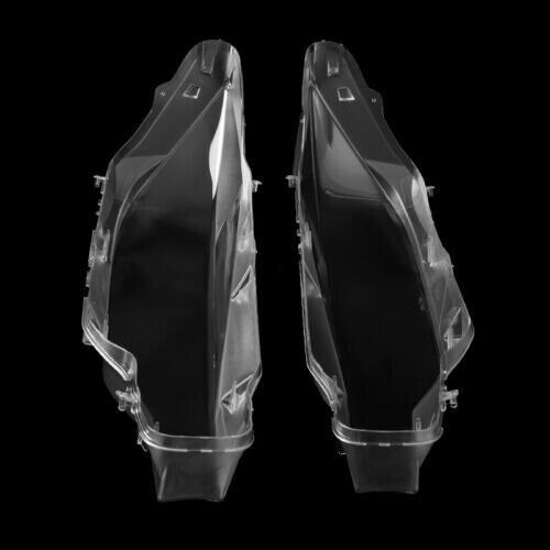 L+R SIDE HEADLIGHT LENS COVER REPLACEMENT FOR BMW F30 F31 F35 3 SERIES 2011-2015