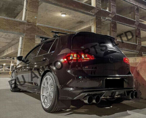 REAR ROOF SPOILER WING LIP FOR VW GOLF MK6 MK7 VI VII OEM STYLE GLOSS BLACK