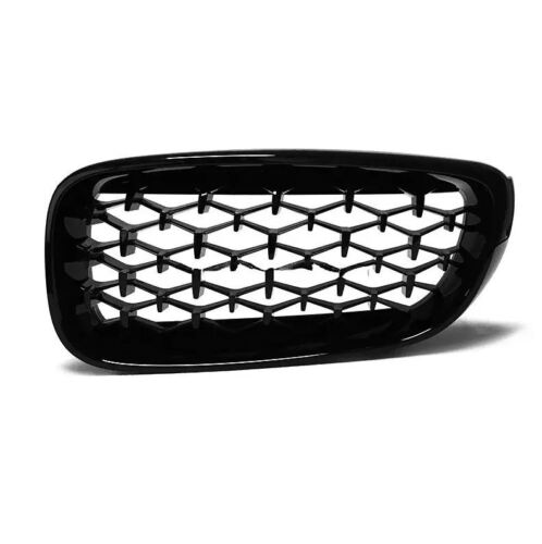 FOR BMW F34 3-SERIES GT GRAN TURISMO KIDNEY DIAMOND GRILL GRILLE GLOSS BLACK