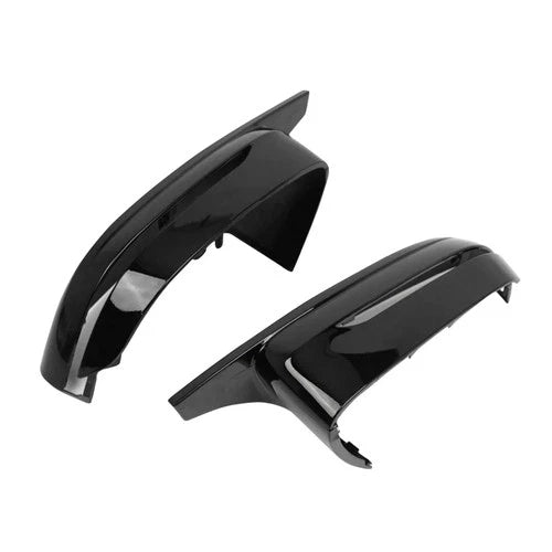 GLOSS BLACK WING MIRROR CAP REPLACEMENT COVER FOR BMW G20 G30 M STYLE 2017+ RHD