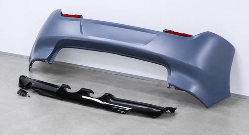 FOR VW GOLF MK6 REAR BUMPER WITH DIFFUSER R20 LOOK BODY KIT GTI TSI TDI 09-13