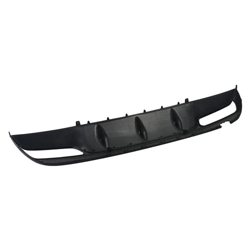 FOR MERCEDES C-CLASS W205 C63 LOOK GLOSS BLACK REAR DIFFUSER TAIL PIPE AMG
