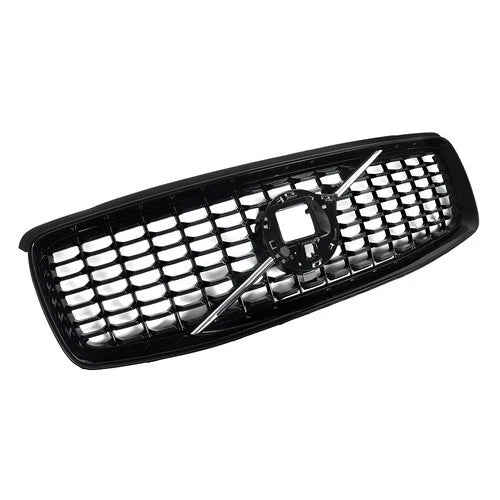R-DESIGN STYLE FRONT BUMPER UPPER GRILLE W/CHROME FOR VOLVO XC90 MK2 2019-2025