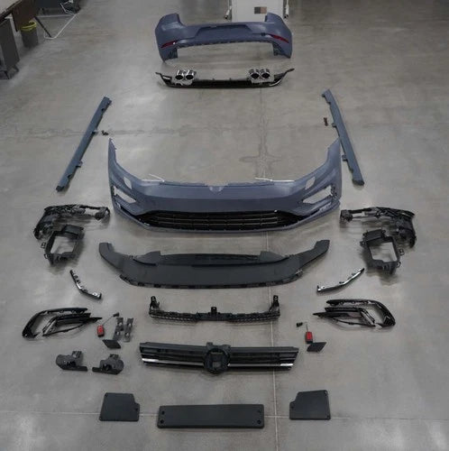 MK7.5 R CONVERSION FRONT REAR BUMPER BODYKIT SIDE SKIRT FOR VW GOLF MK7 2013-16