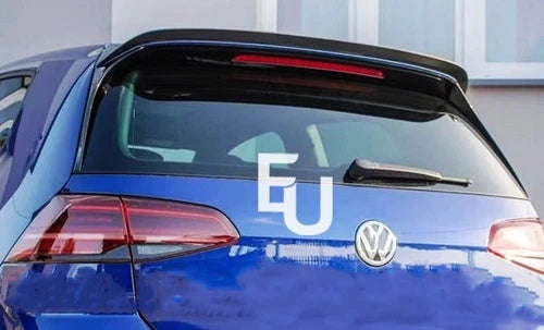 FOR VW GOLF 7 MK7.5 VII GTI R GTD 2014-2019 REAR ROOF SPOILER WING GLOSS BLACK