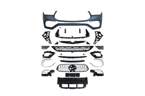 GLE63 CONVERSION FRONT BUMPER BODYKIT REAR DIFFUSER FOR MERCEDES GLE W167 19-23