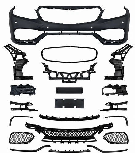 E63 STYLE FRONT BUMPER BODYKIT FOR MERCEDES E CLASS W212 S212 2013-2016 W/PDC