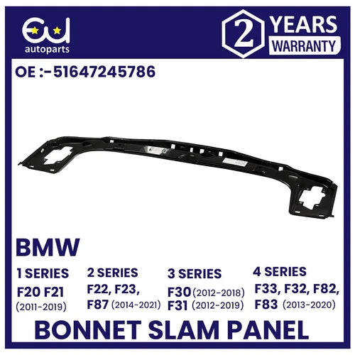 BONNET UPPER SLAM PANEL FOR BMW 1 2 3 4 SERIES F20 F30 F22 F32 11-21 51647245786