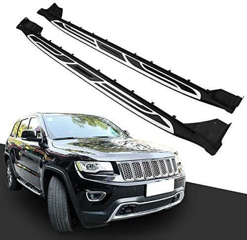 RUNNING BOARDS FOR JEEP GRAND CHEROKEE 2010+ POLISHED ALUMINIUM SIDE STEPS