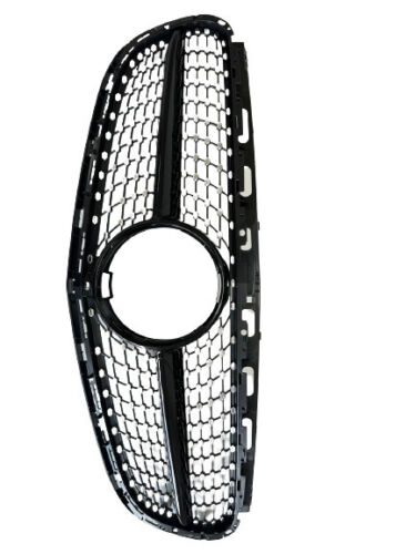 FOR MERCEDES E CLASS W212 S212 GLOSS BLACK DIAMOND GRILL GRILLE 2013-2016 AMG