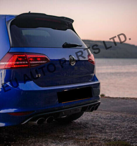 REAR ROOF SPOILER WING LIP FOR VW GOLF MK6 MK7 VI VII OEM STYLE GLOSS BLACK
