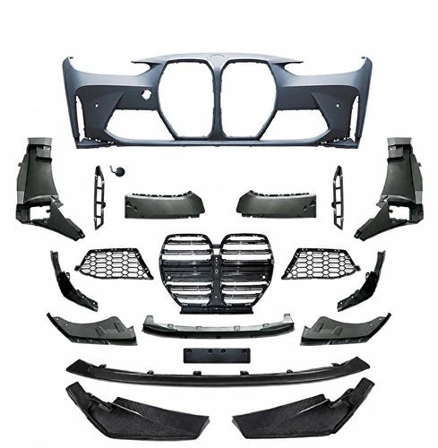 G82 G83 M4 CONVERSION FRONT BUMPER KIT FOR BMW 4 SERIES G22 G23 W/PDC HOLE 20-23