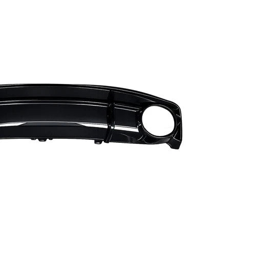 RS7 STYLE GLOSS REAR DIFFUSER W/BLACK TIPS FOR AUDI A7 C7 4G8 SE STANDARD 15-18