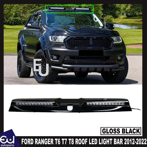 FOR FORD RANGER T6 T7 T8 2012-2022 ROOF LIGHT POD BAR LED LAMP OFF ROAD SPOILER