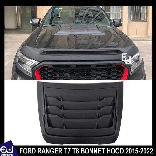 BONNET SCOOP HOOD VENT COVER FOR FORD RANGER T7 T8 2015-2022