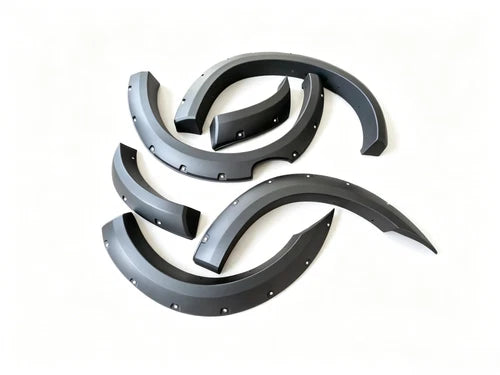 Matte Black Wide Wheel Arches Extensions Body Kit For Ford Ranger T6 2012-2015