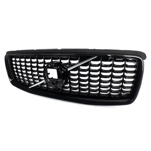 R-DESIGN STYLE FRONT BUMPER UPPER GRILLE W/CHROME FOR VOLVO XC90 MK2 2019-2025