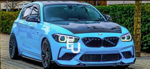 FOR BMW 1 SERIES F20 F21 UPGRADE M2 COMPETITION LOOK FRONT BUMPER LIP 2015-2019