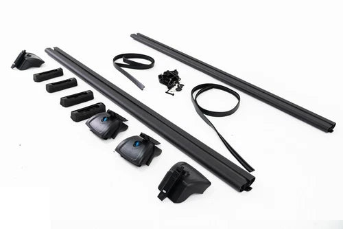 FOR BMW 4 SERIES F32 2013-20 CROSS BAR BARS ROOF RAILS RACK BLACK FIXED POINT