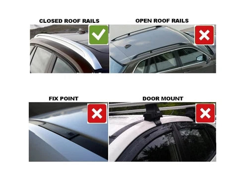 FOR VW PASSAT B8 ESTATE 14+ CROSS BARS ROOF RAIL RACK BLACK LOCKABLE HEAVY DUTY