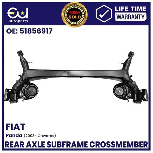 FOR FIAT PANDA REAR SUBFRAME AXLE CROSSMEMBER 51856917 DRUM BRAKE MODE 2003+
