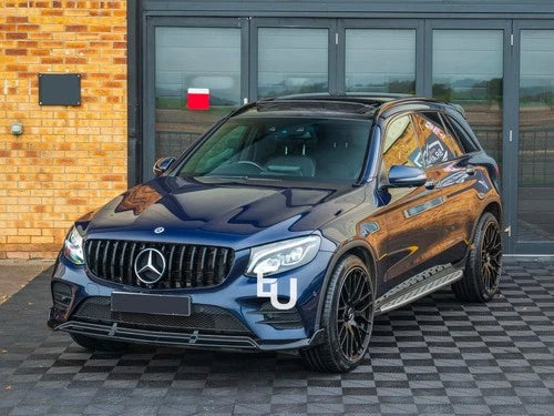FOR MERCEDES GLC X253 C253 15-19 FRONT GRILLE PANAMERICANA GT STYLE GLOSS GRILL