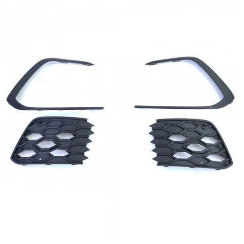 FRONT BUMPER GRILLE BODY KIT GTI LOOK GLOSS BLACK FOR VW GOLF MK8 2020+