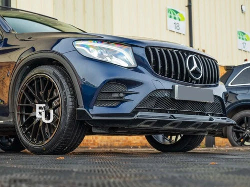 FOR MERCEDES GLC X253 C253 15-19 FRONT GRILLE PANAMERICANA GT STYLE GLOSS GRILL
