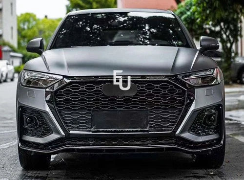 RSQ5 CONVERSION FRONT BUMPER BODY KIT FOR AUDI Q5 SQ5 B9.5 FY 2020+ W/PDC GRILLE