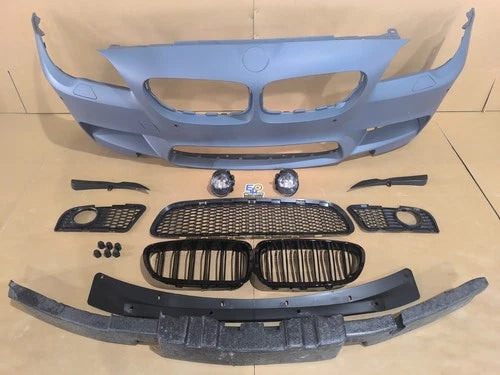 M5 CONVERSION FRONT BUMPER KIT FOR BMW 5 SERIES F10 F11 2010-17 W/PDC FOGLIGHTS