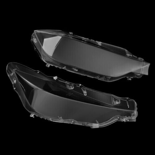 L+R SIDE HEADLIGHT LENS COVER REPLACEMENT FOR BMW F30 F31 F35 3 SERIES 2011-2015