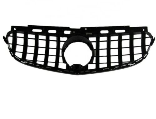 FOR MERCEDES E CLASS W212 13-2016 FRONT GRILLE GRILL BLACK PANAMERICANA GT STYLE