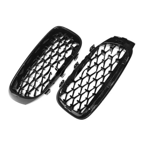 FOR BMW F34 3-SERIES GT GRAN TURISMO KIDNEY DIAMOND GRILL GRILLE GLOSS BLACK