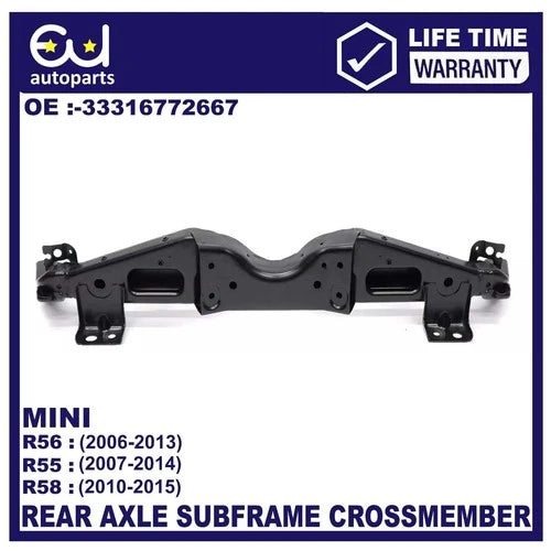 REAR AXLE SUBFRAME CROSSMEMBER FOR BMW MINI, MINI CLUBMAN, MINI CLUBVAN 06-15