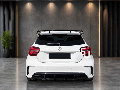 FOR MERCEDES A-CLASS W176 2013-2018 A45 CONVERSION FRONT & REAR BUMPER BODYKIT