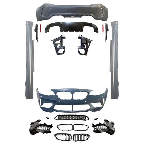 M2C CONVERSION FULL SIDE FRONT REAR BUMPER BODYKIT FOR BMW 2 SERIES F22 F23 14+