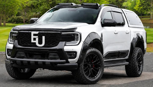 FOR FORD RANGER T9 XLT,XL,XLS 2023-2026 BLACK WIDE WHEEL ARCHES FENDER FLARES
