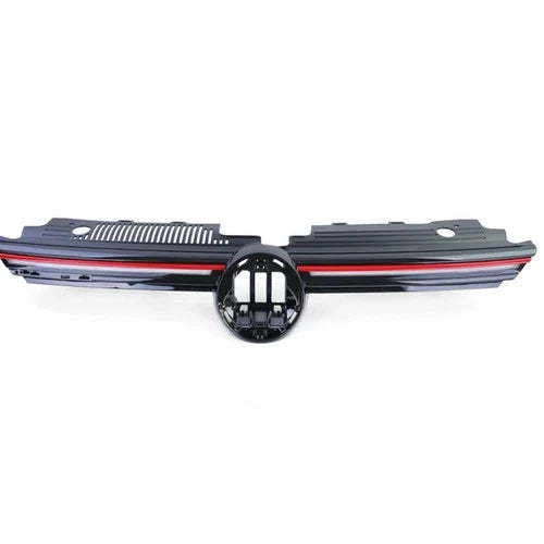 FRONT BUMPER GRILLE BODY KIT GTI LOOK GLOSS BLACK FOR VW GOLF MK8 2020+