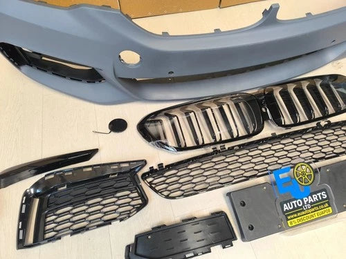 FOR BMW 5 SERIES G30 G31 M SPORT LOOK FRONT BUMPER KIT PDC 2017-2020 PRE-LCI