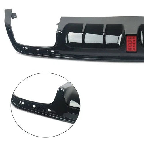 REAR DIFFUSER TAILPIPE GLOSS FOR MERCEDES S CLASS S63 W222 B STYLE AMG 2013-2017