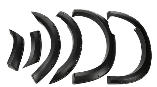 GLOSS BLACK WHEEL ARCH EXTENSION FENDER FLARE SET FOR FORD RANGER T8 19-22