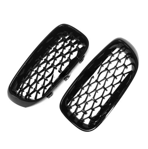 FOR BMW F34 3-SERIES GT GRAN TURISMO KIDNEY DIAMOND GRILL GRILLE GLOSS BLACK