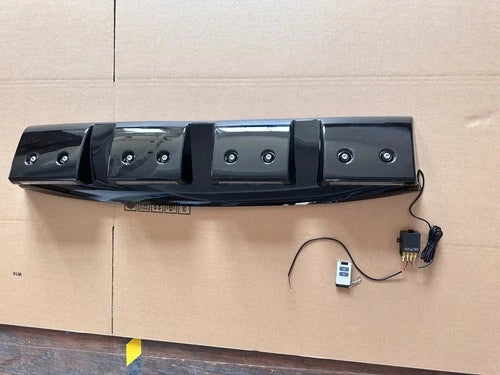 GLOSS BLACK LED FRONT ROOF MOUNTED BAR LIGHT POD FOR FORD RANGER T9 2022+