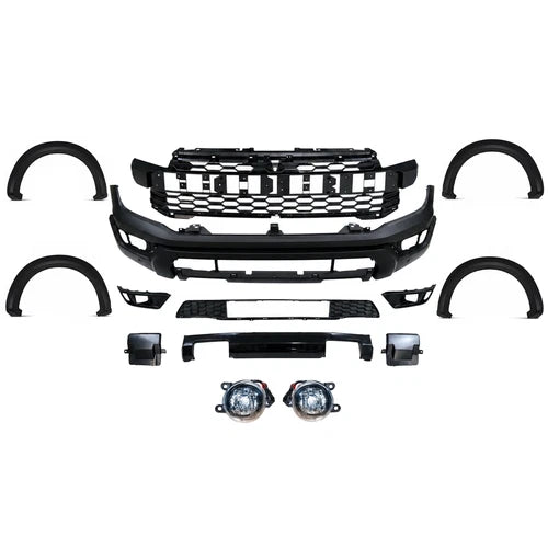 RAPTOR STYLE BUMPER WHEEL ARCHES BODYKIT KIT FOR FORD RANGER T9 2022+